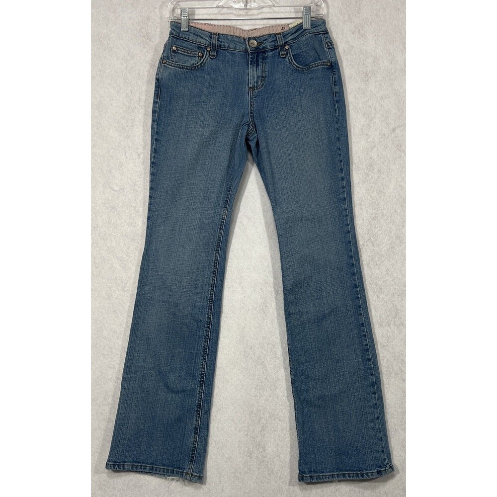 Lei Jeans Juniors 5 Women's Faded Cotton Blend Denim Blue Jeans